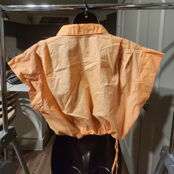 Drawstring Corp Top - Picture 2 of 2